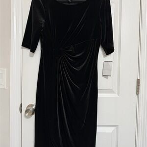 Connected Apparel Black Long Sleeve Dress